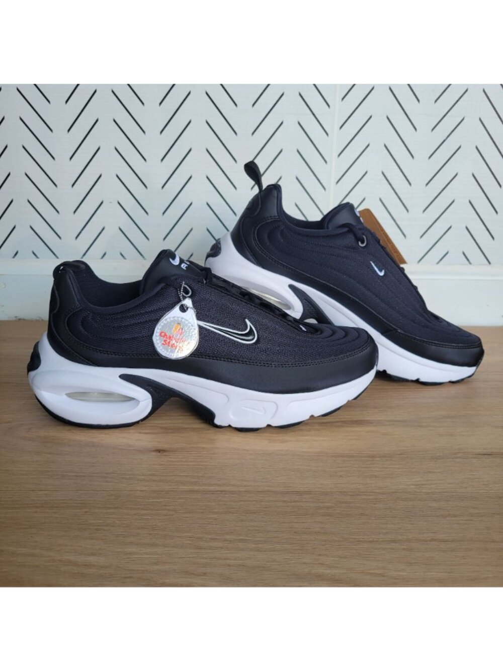 ✨Nike Air Max Portal Sz 8.5 Men Shoes Athletic Sneakers Black White HF3053-001✨ - Picture 2 of 11